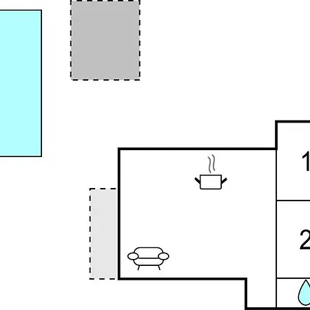 Two-bedroom 0 In 아파트 보드냔